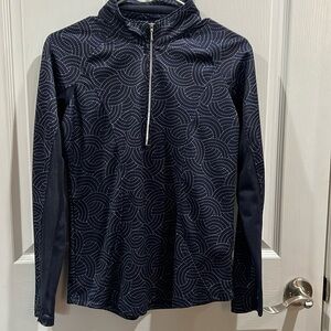 Navy Pebble Beach Golf 3/4 zip pullover